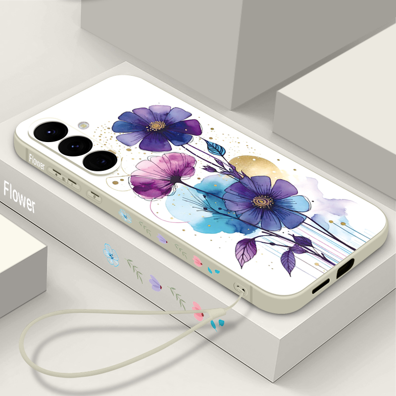 Samsung Galaxy A55 - Casing Ponsel Tali Bunga Kreatif untuk