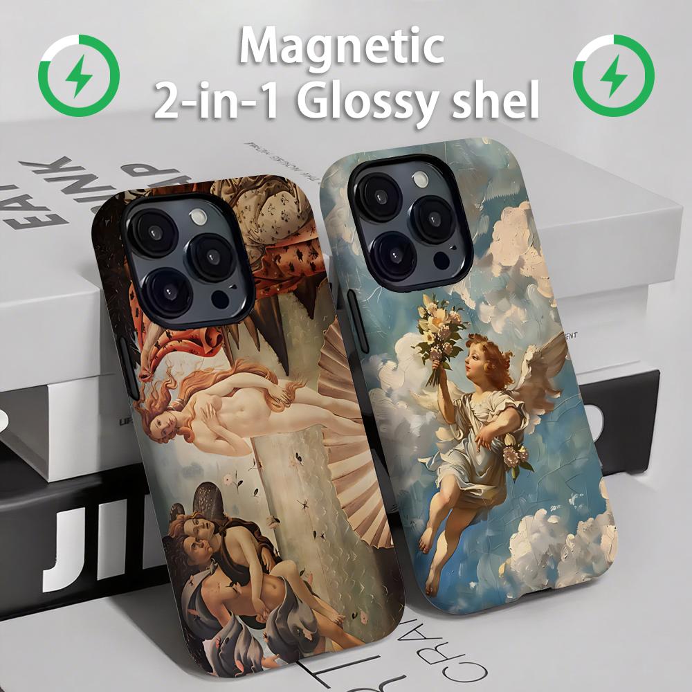 Apple Iphone 15 Pro Max - Casing Ponsel Lukisan Seni Renaisans Cangkang