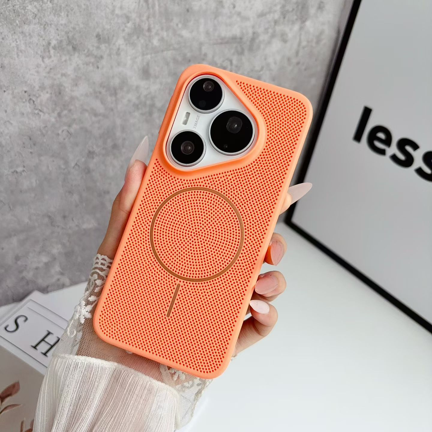Huawei Mate 60 - Casing Magnetik untuk Magsafe Pendingin Bernapas