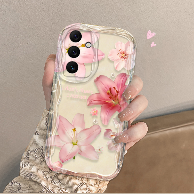 Casing Ponsel Pola Bunga Lily  - Samsung Galaxy A55 ulasan dan harga