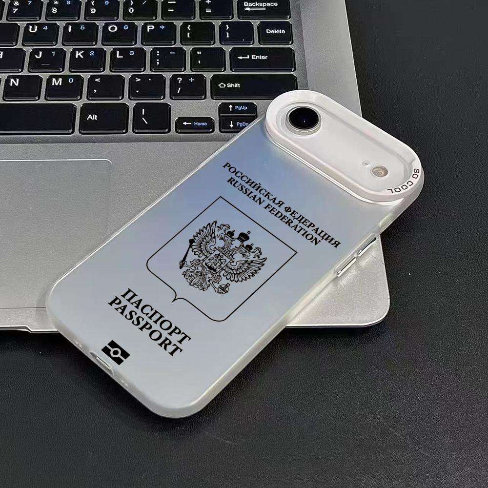 Casing HP Desain Paspor Rusia  - Apple Iphone 15 Pro Max ulasan dan harga