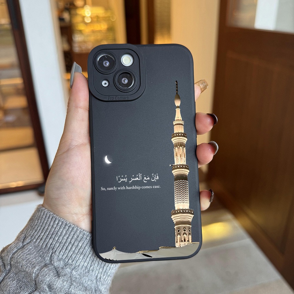 Casing Ponsel Hitam dengan Gam - Apple Iphone 15 Pro Max ulasan dan harga