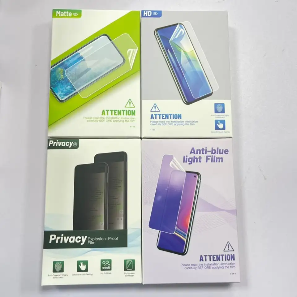50 Buah Pelindung Layar Anti-S - Flexible Tpu Film ulasan dan harga